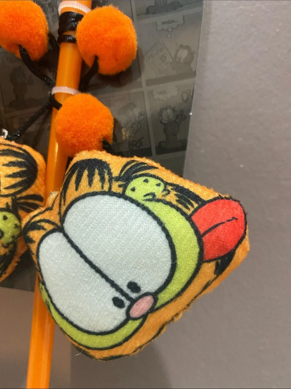 Garfield Cat Teaser Toy - Interactive Wand for Cats